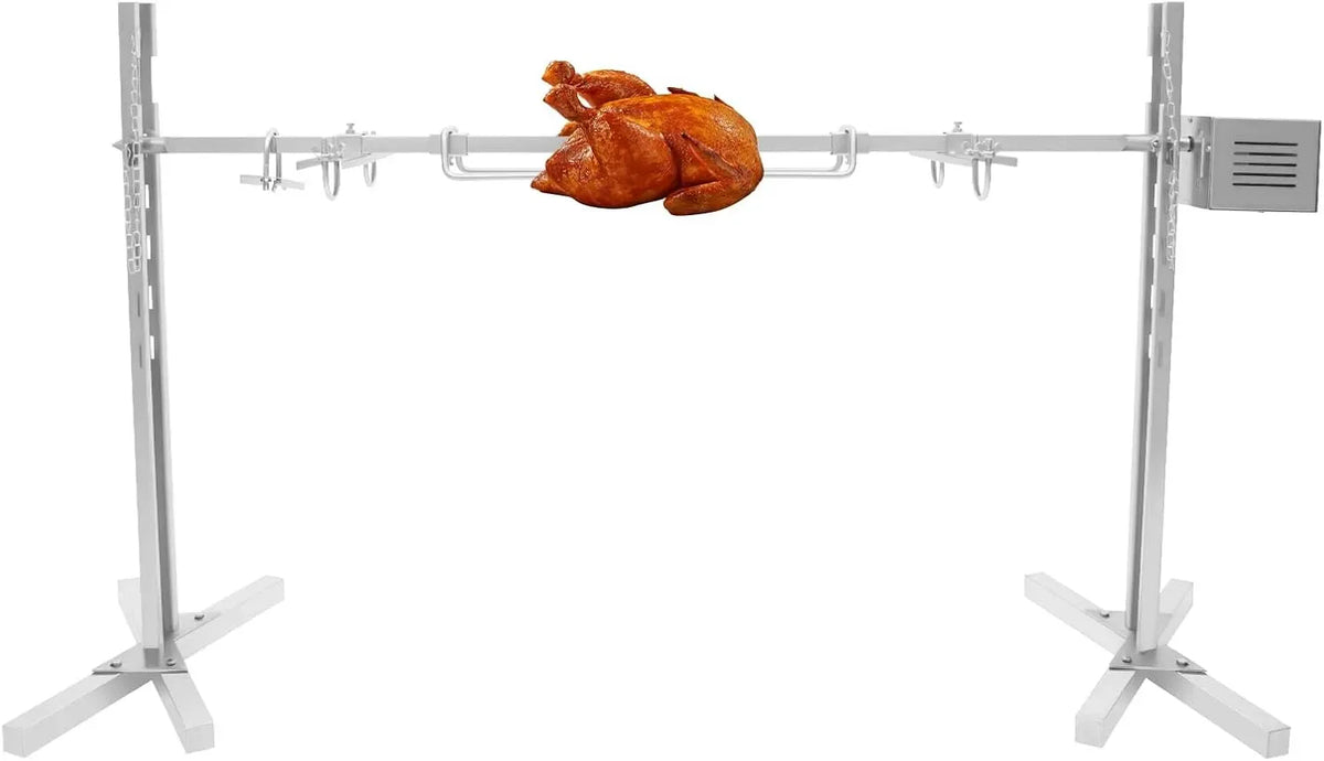 Grill, Holzkohlegrill, 40 kg, Camping, Edelstahl, für Lammbraten
