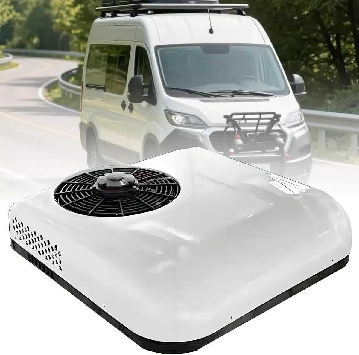 Klimaanlage 12V/24V 12V-White, 12 V, Weiß, Klimagerät, Kühlen & Heizen 12V-White