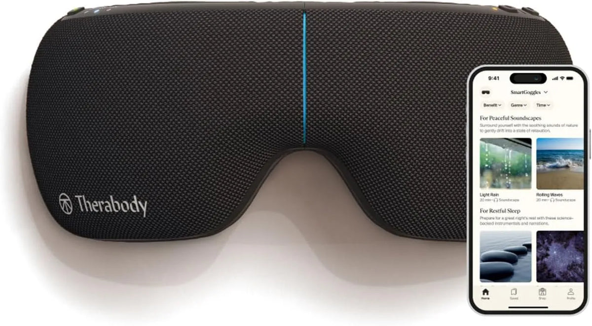 Therabody SmartGoggles, Gafas Inteligentes Masajeadoras, 2ª Generación