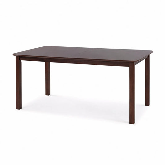 Esstisch Rechteckig Holz Dunkelbraun 180x90x75 cm