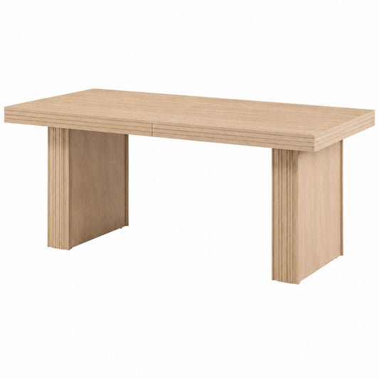 Rechteckiger Schreibtisch aus Holz 200x80x75cm