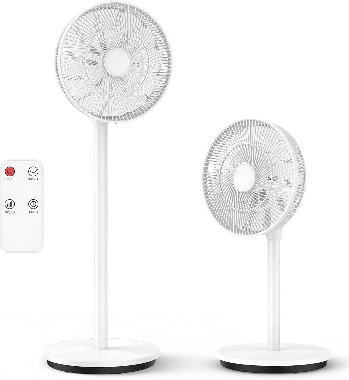 Ventilator, IERAKOR 2-in-1, leise, Ventilator zur Luftzirkulation, Tischventilator mit Fernbedienung