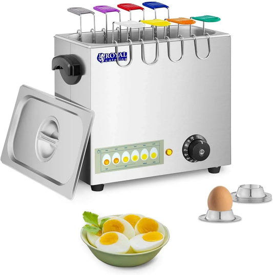 RCEB-8T Eierkocher, Eierbecher, 2600 W, Gastronomie, Edelstahl, für 8 Eier, Royal