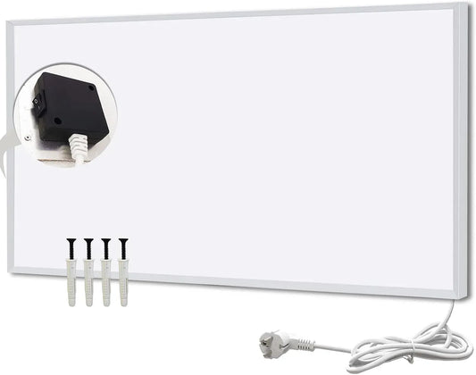 Elektroheizung, 600 × 1200mm, 1000 W, elektrisches Heizgerät, Energiesparende Infrarot Wandheizung