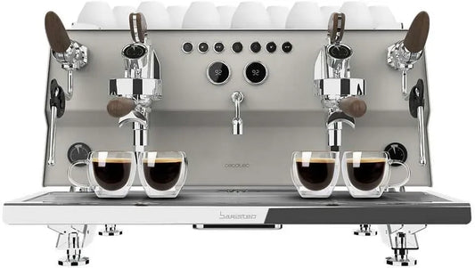 Cecotec E61-System Espressomaschine, 5593 W, Kaffeemaschine für Espresso, Gewerbe-Espressomaschine Baristeo Gastro