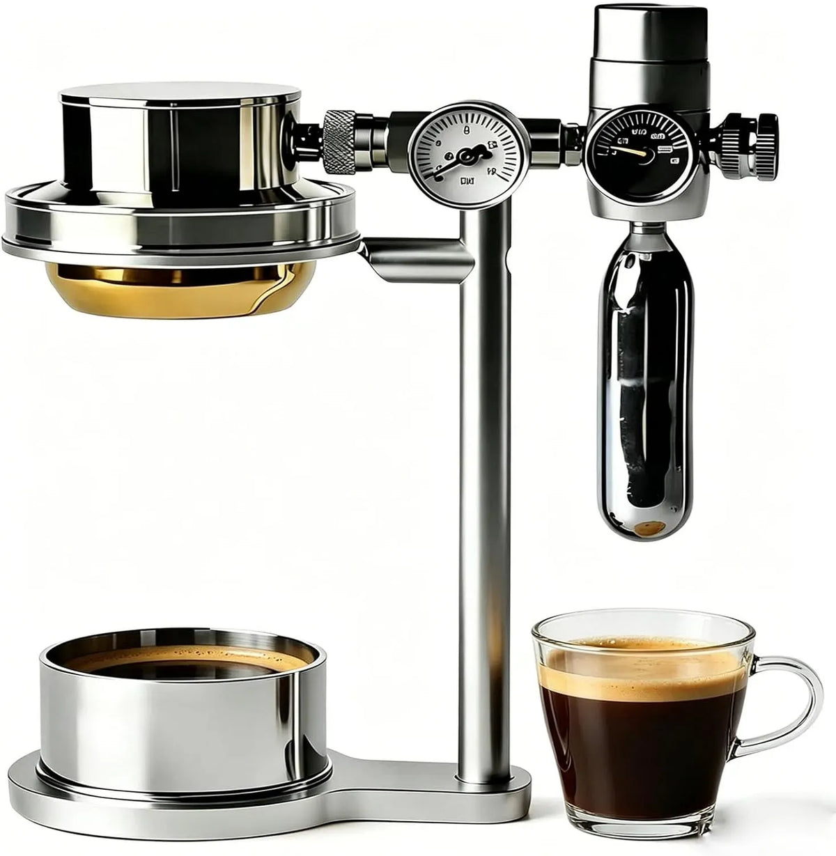 Kaffeemaschine, Camping, Edelstahl, 9 Bar Betriebsdruck, Gewerbe Und Camping