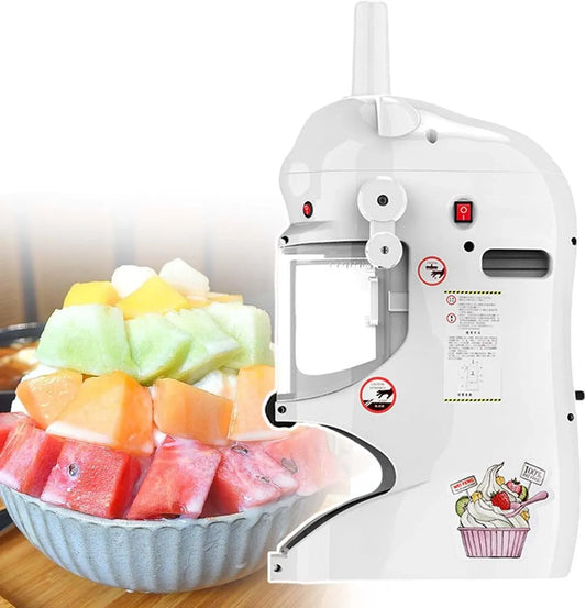 Eismaschine, Eiscrusher, Speiseeismaschine, Weiß, für Ultrafeines EIS
