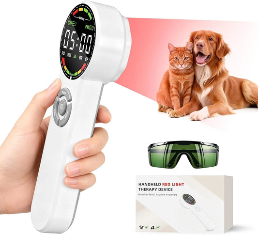 Rotlichttherapiegerät, tragbar, 5 Modi, für Gesicht & Körper mit 5 Modi und 21 LEDs