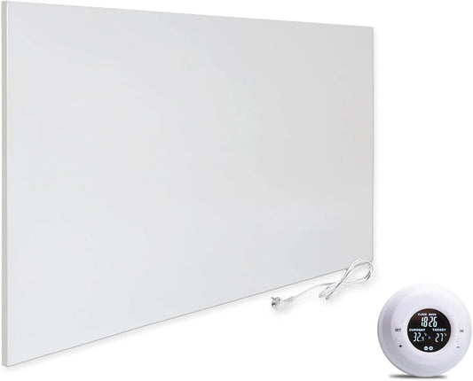 Smartes Thermostat TH20, 900 W, WLAN, App, Carbon Crystal Infrarot Paneel App steuerbar, VIESTA® Infrarot Wandheizung mit Thermostat