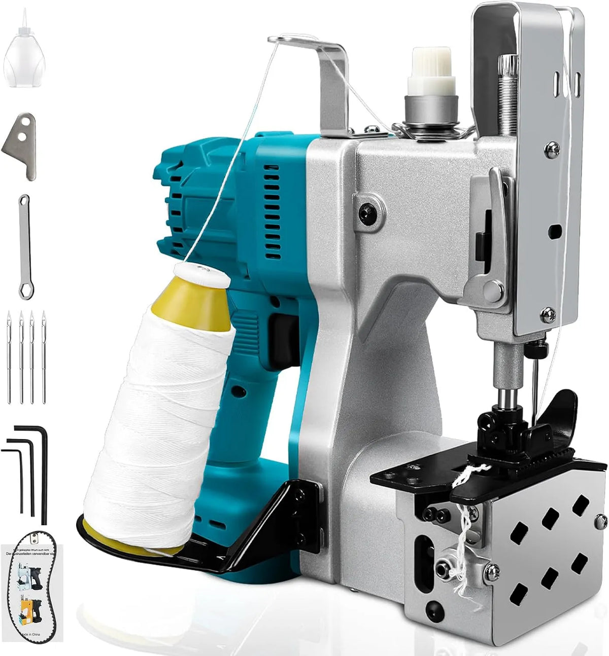 Makita Nähmaschine, Akku, elektrische Nähmaschine, 18 V, tragbar, kabellos, für Makita 18V Akku