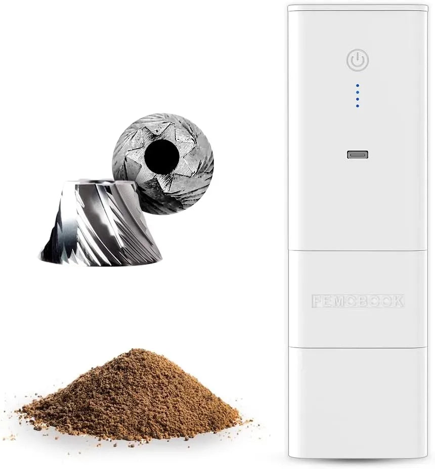 Kaffeemühle, Kaffeebohnenmühle, tragbar, kabellos