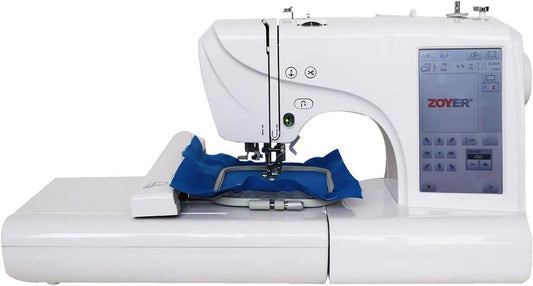 X 4 Stickmaschine, Stickautomat, Touch-Bedienung, LCD-Display, für Kleidung