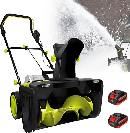 2Batteries Schneefräse, Schneeräumgerät, 3500 W