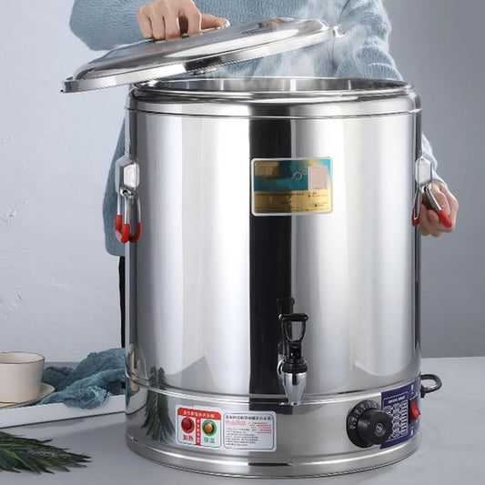 Wasserkocher, 50 L, Gastronomie, 2 Temperaturzonen, Edelstahl, 20L