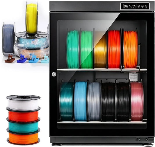 3D-Druck-Verbrauchsmaterialien für elektronischer, Molekularsieb Adsorption, Entfeuchtungsbereich: 15 %–60 % r, Tür aus 4mm starkem Sicherheitsglas