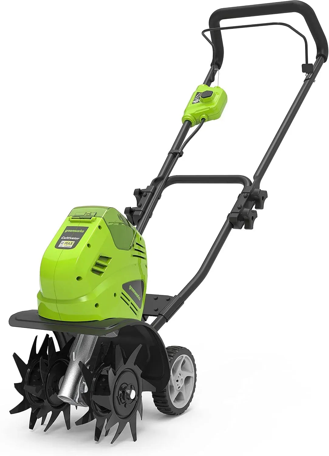OHNE 40V G40TL Gartenfräse, Rasenfräse, Akku, Ladegerät, 25 cm, 40 V, 13 cm, kabellos, Greenworks