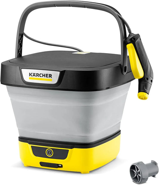 Kärcher OC 3 Lithium-Ionen-Akku, Druckreiniger, 8 L, 2 l/h, 2,2 kg, 1,8 m, großer Wassertank, kabellos