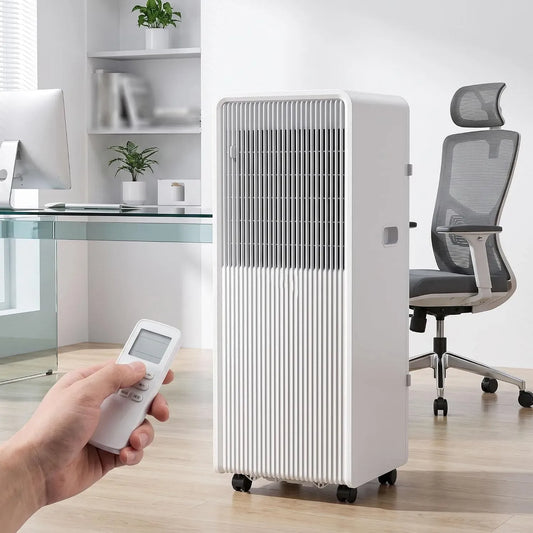 Klimaanlage 24H, tragbar, Timer, Klimagerät, 350 m, Tragbare Klimaanlage 12000 BTU für 350 m² Smart Unit mit Kühlung