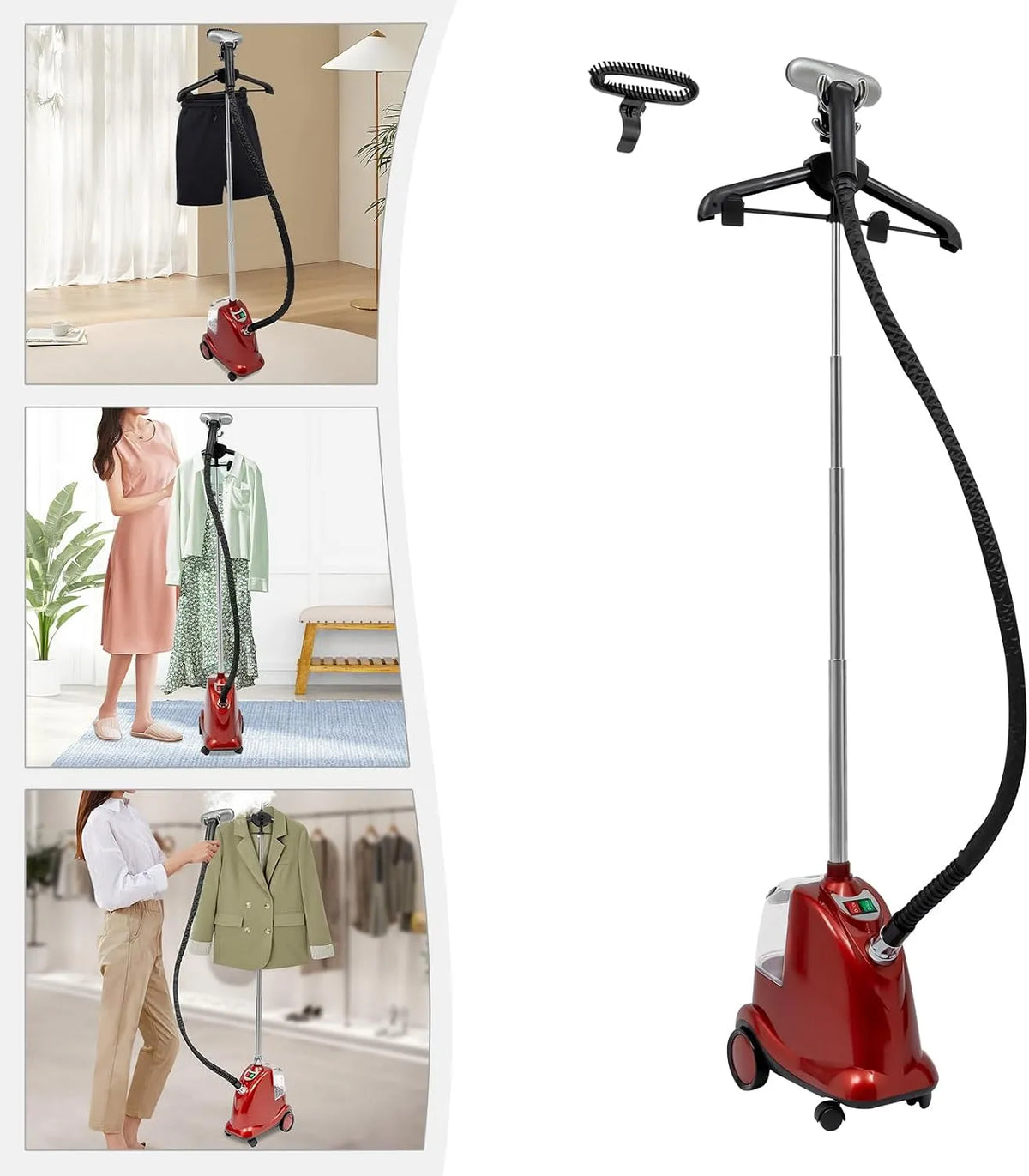Handdampfbügeleisen, Dampfglätter, elektrisches Bügeleisen, 2200 W, gewerblich, für Kleidung 2200W Professioneller Handdampfbügeleisen H