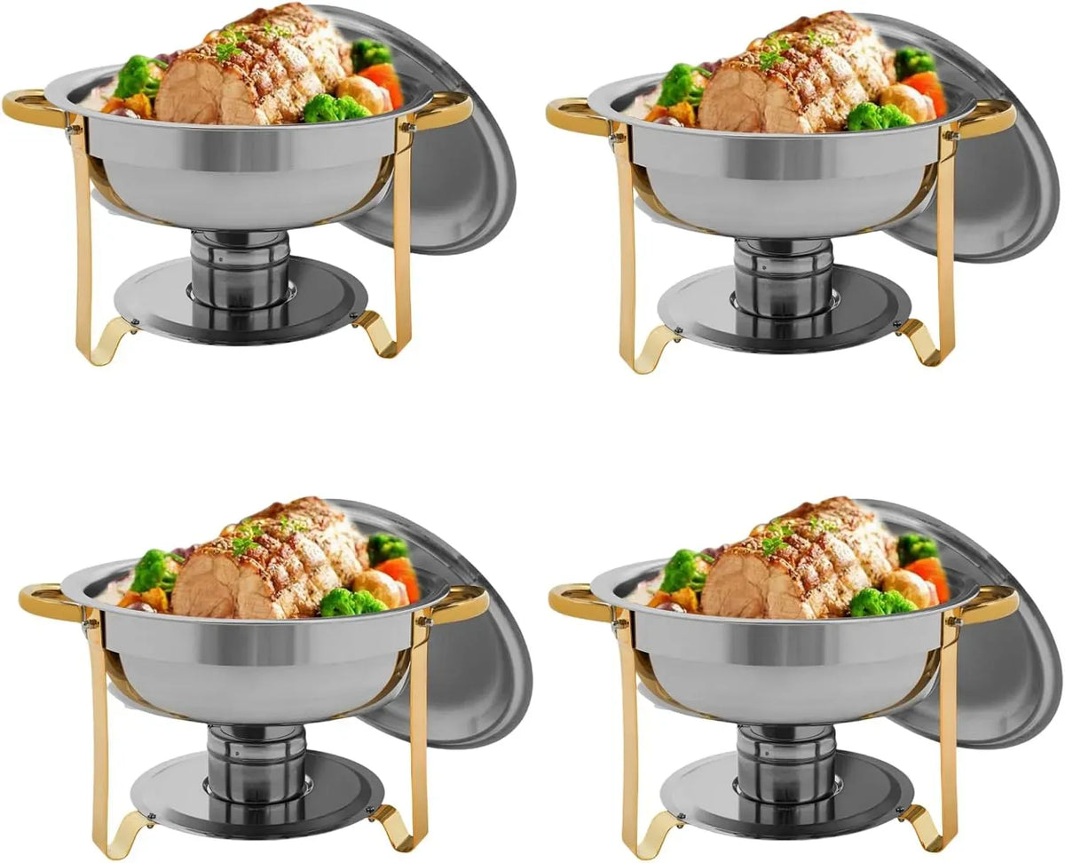 Chafing Dish Warmhaltebehälter, 4,5 L, Warmhaltefunktion, Gastronomie, Edelstahl