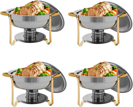 Chafing Dish Warmhaltebehälter, 4,5 L, Warmhaltefunktion, Gastronomie, Edelstahl