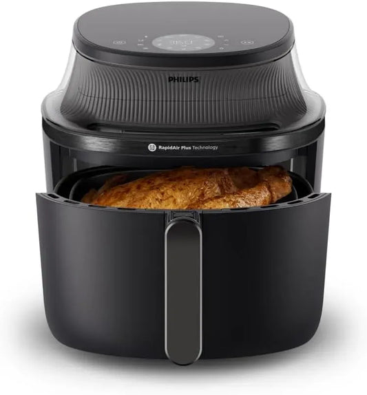 Philips Heißluftfritteuse, 7,2 L, IPS-Panel, Schwarz