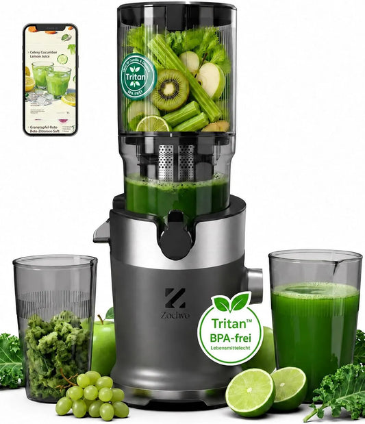 Entsafter, 130 mm, Saftpresse, Saft- und Zitruspresse, Entsafter Gemüse und Obst Testsieger