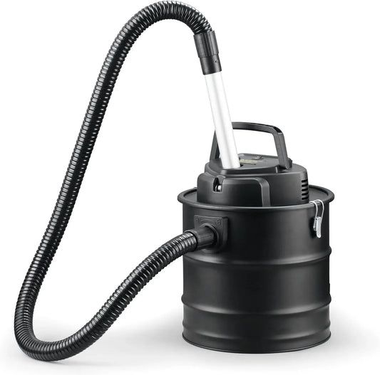 VK000702 Trockensauger, Aschesauger, Kaminsauger, Ofensauger, Filter, 30 x 30 x 36 cm, 20 L, 600 W, 1.600 W, Schwarz