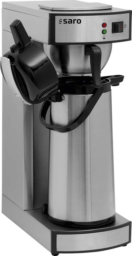 Kaffeemaschine, 2,2 L, Edelstahl, Modell THERMO 24, Edelstahl-Isolierpumpkanne, 5–6 Min, 2,069 kW