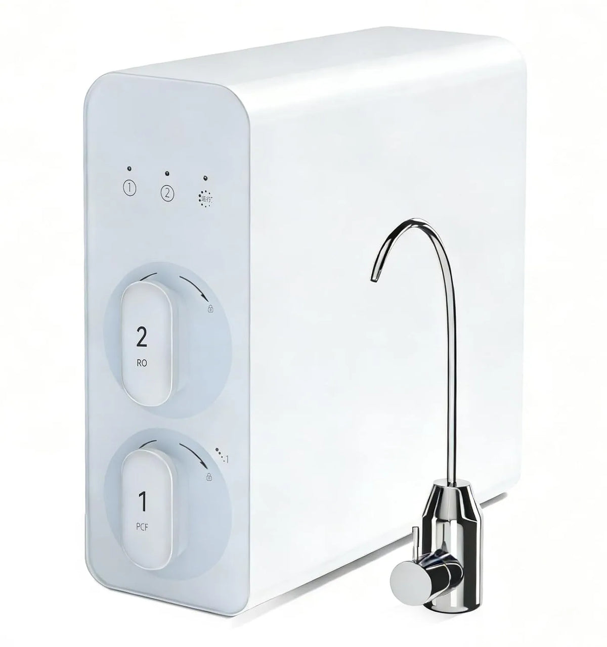 Küchenarmatur 600GPD, 2:1 Rein zu Abfluss, RO Wasserfiltersystem mit Selbstreinigungsfunktion
