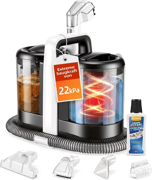 Polsterreiniger Gerät, Teppichreiniger, Waschsauger, Nasssauger, Teppich- und Polsterreinigungsgerät, 600 W, ICARE