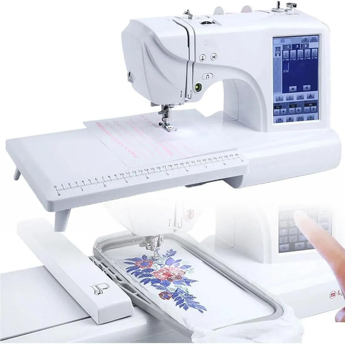 X 9 Stickmaschine, Stickautomat, Digitale, 9,2 Zoll