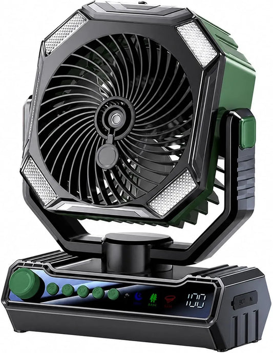 Ventilator 40000-mAh-Akku, tragbar, Ventilator zur Luftzirkulation, Nano-Nebel-Kühlung