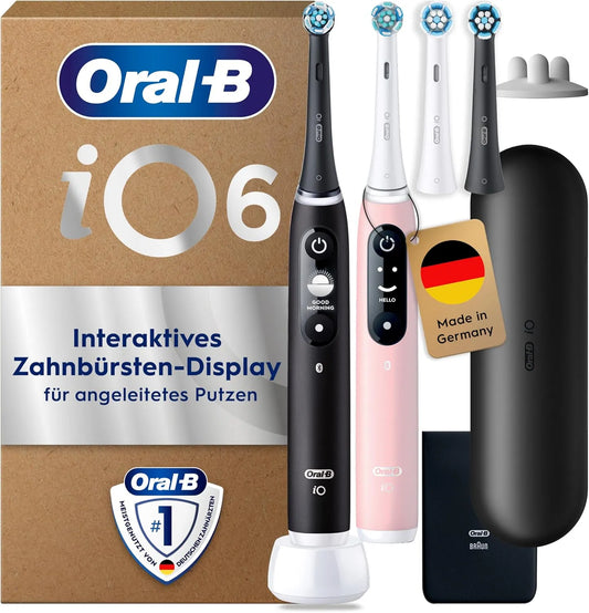 Series 6 Zahnbürste, Elektrozahnbürste, Schwarz, für Zahnpflege