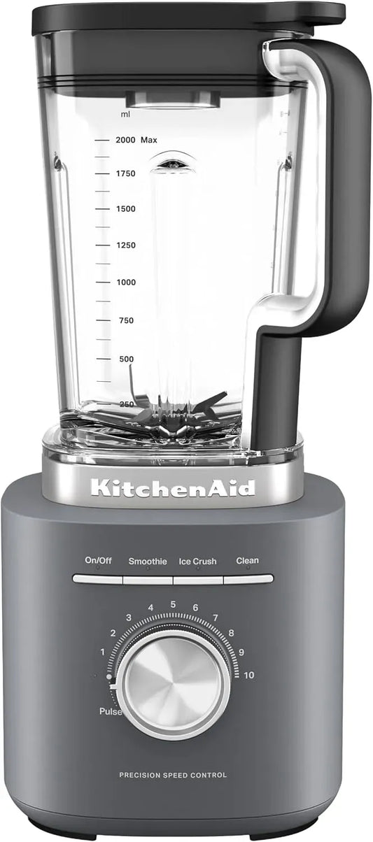 KitchenAid Standmixer, 2 L, Edelstahl, 2L BPA-Freier Behälter, Asymmetrische Edelstahlklingen, 10 Geschwindigkeiten
