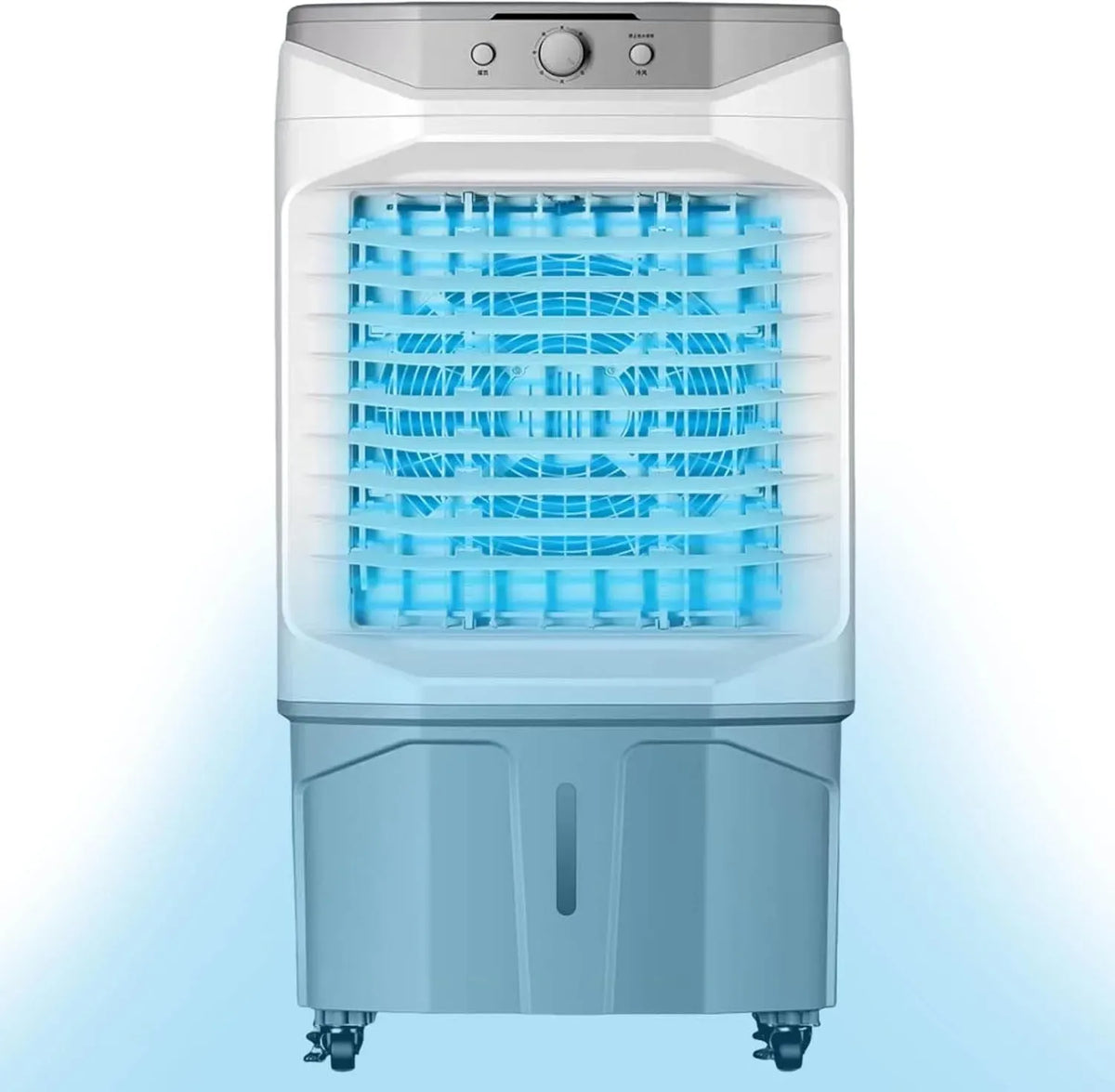 Klimaanlage, 20 L, tragbar, großer Wassertank, geeignet für Flächen von 0-20 m³, 3 Luftströmungsmodi