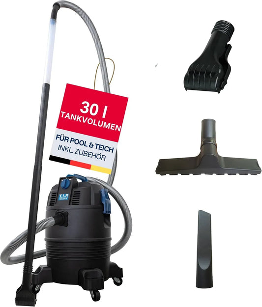 Teichschlammsauger, Poolsauger, Poolreiniger, 30 L, T.I.P.