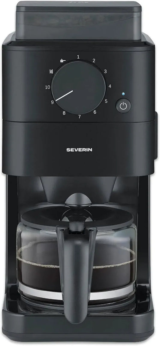 Severin KA 9215 Kaffeemaschine, 1,25 L, 1000 W, Schwarz, 10 Tassen