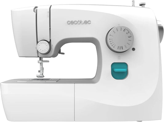 Cecotec Gerätezubehör, tragbar, manuelles Knopfloch in 4 Stufen, verstellbarer Knopflochfuß, 15 Stiche, BelleCouture 1500, kompakt und tragbar