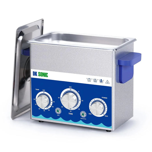 Ultraschall-Schmuckreiniger, Ultraschallreiniger, Heizung, Ultraschallreinigungsgerät, 3 L, 120 W, Timer, Industrie, Wärmefunktion, für Münzen