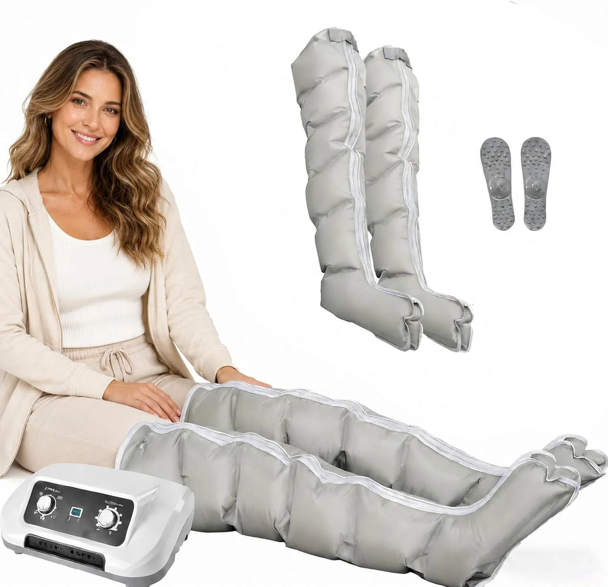 6-Chamber Lymphdrainage Gerät, Beinmassagegerät, gewerblich, zu Hause Beinmassagegerät