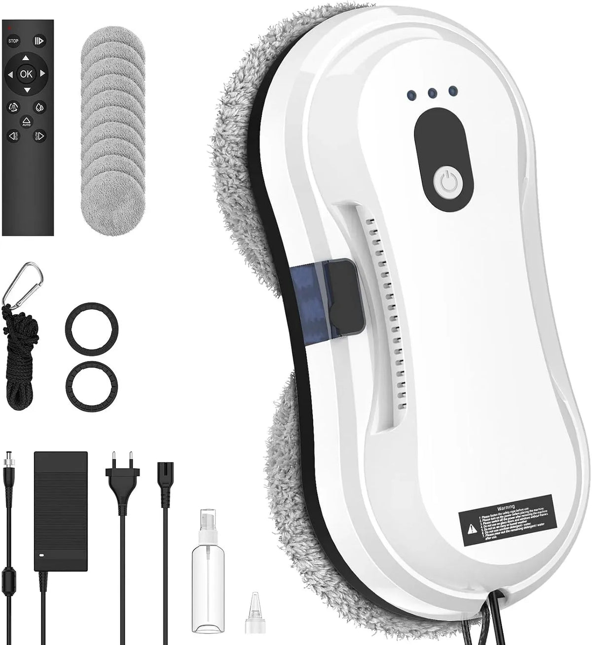 Fensterputzroboter, WIWOLER, Elektrischer, 5600 Pa Elektrischer Fensterputzer