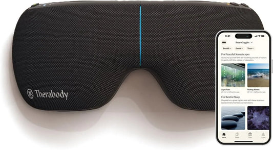 Therabody SmartGoggles, Gafas Inteligentes Masajeadoras, 2ª Generación