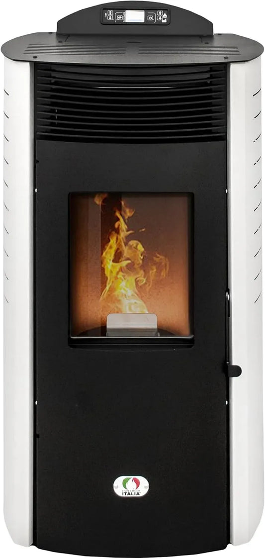A PELLET ITALIA Siberia Aria New 18 KW Doppel Kanalisieren