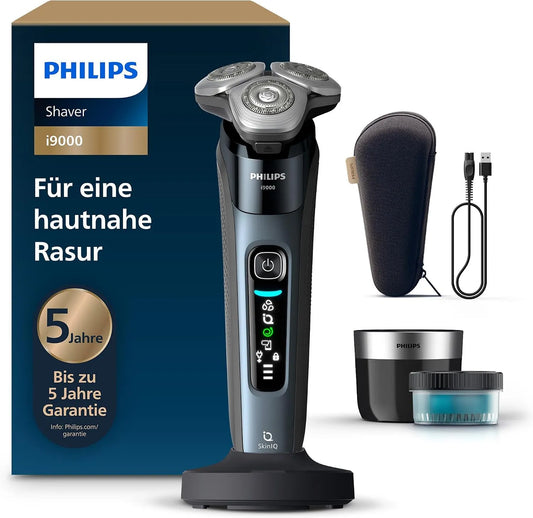 Philips i9000 X9001/30 Ladestation, Rasierer, IPS-Panel, für Herren mit integriertem Trimmer