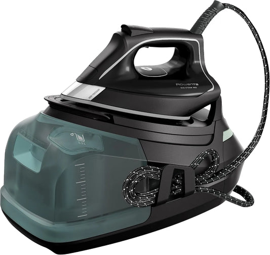 Rowenta DG9610 Dampfbügelstation, 1,1 L, 2800 W, 7,6 Bar, 140 g, 460 g, leise, Schwarz