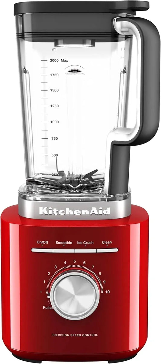 KitchenAid 5KSB2073EER Standmixer, Rot, Küchenmixer, Pure Power Blender Standmixer