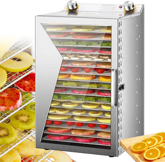 18Layer Trockenschrank, DöRrautomat, Lebensmitteltrockner, Edelstahl, für Fleisch
