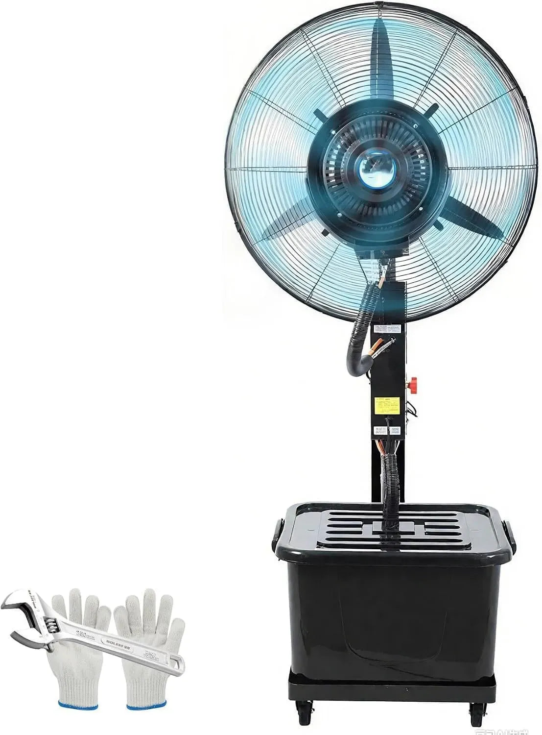 Ventilator, tragbar, Oszillation, Camping, Fitnessstudios und beim Camping, 750mm, 750 mm