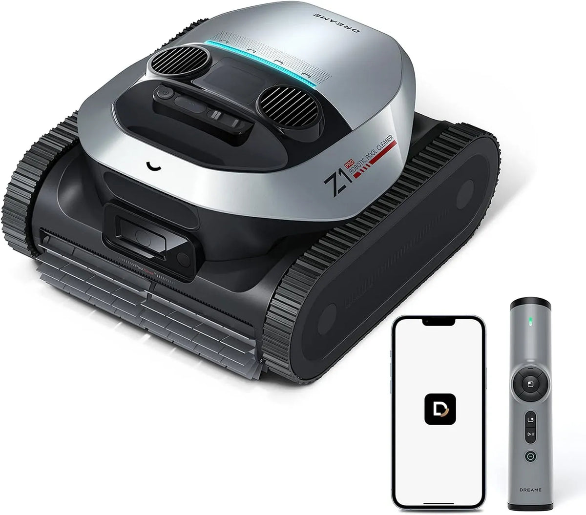 Poolroboter, Poolreinigungsroboter, kabellos, Stand- und Wandmontage, für Pools bis 200 ㎡